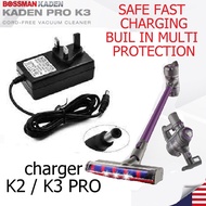 Vacuum Charger 27V power adapter For Bossman Kaden Pro K2 K3 Cordless wireless Vacuum Cleaner fast c