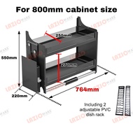 Dark Grey coated Aluminium Pull down Lift elevator Wall kitchen Cabinet Basket