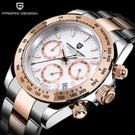 PAGANI DESIGN  New Mens Watches Luxury Mens Quartz Wrist Watch Men Stainless Steel Watch Men Chronog