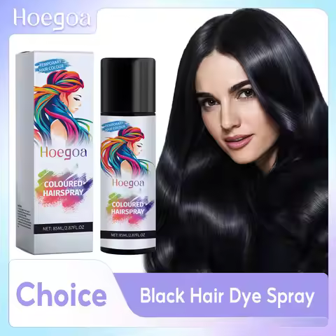 Temporary Hair Dye Fast Remove White Hair Promote Black Hair Coloring Products Anti Rough Frizziness