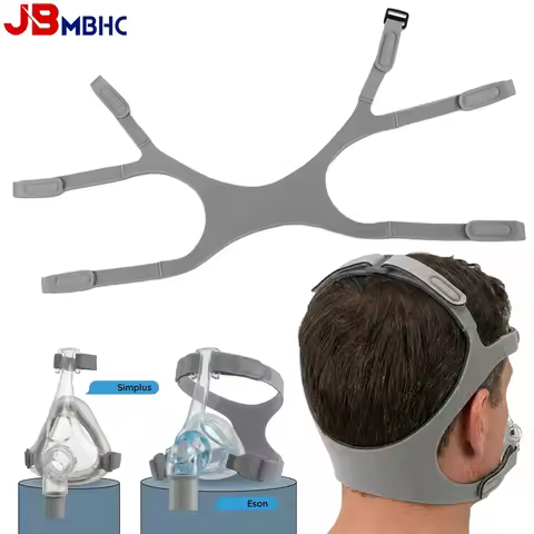 1/2PCS CPAP Headgear Strap Replacement for Eson 2, Eson, Simplus, Soft Fabric Head Strap, Breathable