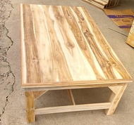 โต๊ะไม้สัก โต๊ะนั่ง ขนาด ุ60x120x40ซม 60x120x50ซมุุ50x100x40ซมโต๊ะหนามาก ขาหนา วางคานแยอะ  โต๊ะวางขอ