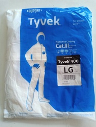 ชุดกันสารเคมี ชุดPPE Dupont(ดูปองท์) รุ่น Tyvek 400 ไซส์ MLXL พร้อมส่ง ของแท้