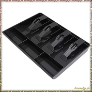 [S D K G] Cash Register Drawer - Cash Money Tray Replacement 4 Bill/3 Coin Cash Register Insert Tray