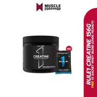 Rule1 Micronized Creatine - Unflavored (ไม่มีรสชาติ) มี 2 ขนาด (156g. / 390g.)