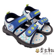 台灣製迷彩兒童涼鞋-藍