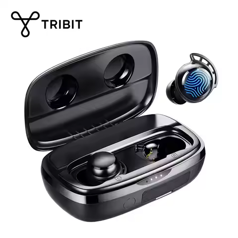 Tribit FlyBuds 3 TWS Bluetooth Earphones IPX8 Waterproof 100 Hours Playtime Wilreless Headphones Tou