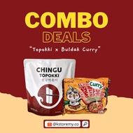 CHINGU TOPOKKI HALAL & SAMYANG BULDAK CURRY