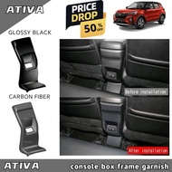 Perodua Ativa Car Console Box Frame Cover Garnish Interior Accessories