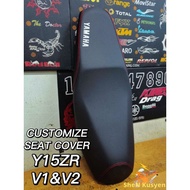COVER SEAT YAMAHA Y15ZR V1 V2 SARUNG KUSYEN Y15ZR V1 V2 MURAH TEBAL ACCESSORIES AKSESORI Y15 V1 V2 S