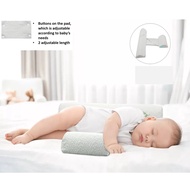 Newborn Safer Sleeper (Memory Foam) Baby Sleeping Pillow Adjustable Infant Sleep Position Prevent Flat Head Anti-Roll