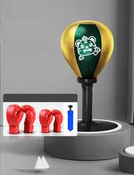 KF - 桌面拳擊速度球（金色）（規格：17.5*36CM）#S047048010