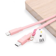GARMMA Hello Kitty Type-c to Lightning PD傳輸充電線 甜心粉