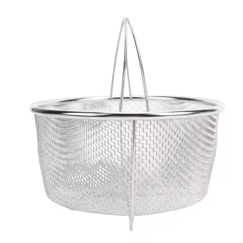Pressure Cooker Strainer Multifunctional Stainless Steel Pressure Cooker Steam Basket for Frying Foo