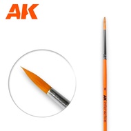 Ak interactive AK607 8 Round Brush. Synthetic
