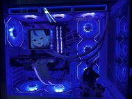 靜機箱！！一體式彎玻璃ATX海景房機箱