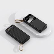 Ouger รุ่น P25 Ouger P25 Powerbank มีสายชาร์จในตัว 20000mAh พาวเวอร์แบงค์ พาเวอร์แบงค์ จอLED แบตเตอร