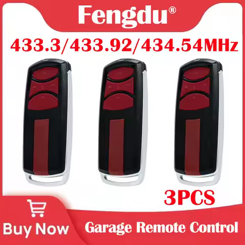 Garage Door Remote Control 3PCS 433.30mhz 433.92mhz 434.54mhz Rolling Code Garage Door Opener Hand T