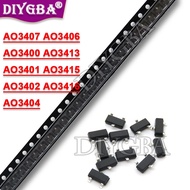 100PCS AO3407 SOT23 AO3400 AO3401 AO3402 AO3404 AO3406 A09T A19T A29T A69T MOSFET A79T AO3413 AO3415