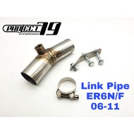 Project79 Kawasaki ER6F/N 2006-2011 Exhaust Slip On Piping Muffler Stainless Steel Project79 QPM04SV