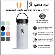 Thermos Hydro Flask 16 OZ Wide Flex Cap, Preserves up to 24 hours - GENUINE PRODUCTS