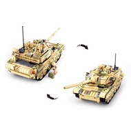 Sluban M38-B0790 Brick Building Blocks - Brick Model - 99A Main Battle Tank 2 in 1