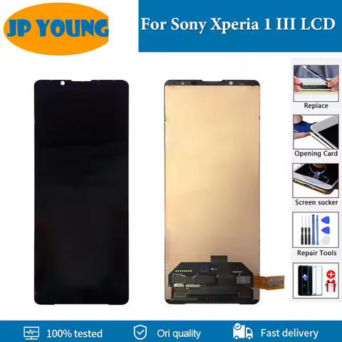 6.5" OLED For Sony Xperia 1 III LCD Display With Burn-shadow Touch Screen Digitizer Assembly For Son