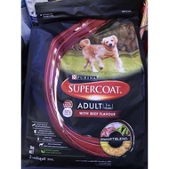 purina supercoat adult dog food beef 3kg