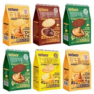 KKBear Cocoa Peanut Butter Sandwich Crepes 128g Big Pack Biscuits Casual Snacks Snacks Readystock Re