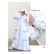 Baju Muslim Anak Perempuan Warna Putih Ihram Rumah Dannis Collection