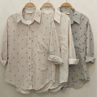 Three B’s-Plumeti Stripe Blouse