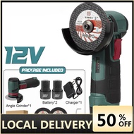12V 9500RPM Mini Cordless Brushless Angle Grinder with Rechargeable Lithium Battery Polishing Machin