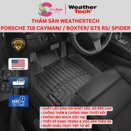 WeatherTech Porsche 718 Cayman Boxter GTS RS Spider Car Floor Mats - Genuine USA 457241