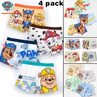 4 PACK Kids Boys Paw Patrol Underwear Boxer ​Shorts Underpants/ Children Boxer Shorts / Cartoon Brie