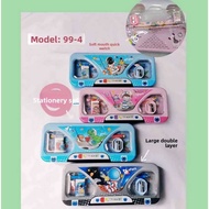 5-in-1 2-tier pencil case, complete for school children, code LY 99-4