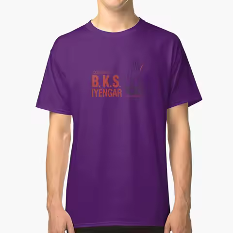 Bks Iyengar Official Centenary Year Logo - Charity Design T Shirt Iyengar Yoga Yoga Iyengar Yogi Cha