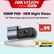 HIKVISION D1 1080p FHD Dashcam Superior Night Vision HDR High Resolution App Support WIFI