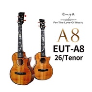 Enya EUT-A8 Ukulele Tenor/Hawaiian KOA / All Solid