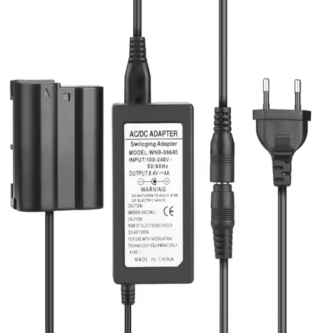 EP-5B EN-EL15 Dummy Battery AC DC Power Adapter Kit for Nikon Z6 Z7 Z8 D7500 D7200 D7000 D7100 D750