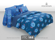 Fountain แท้ เฉพาะชุดปูที่นอน 3.5/5/6 ฟุต (ไม่รวมผ้านวม) ฟาวน์เท่น ลายการ์ตูน Lilo & Stitch ลีโล แอน