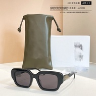 LO * Retro Square Frame Sunglasses Men Women Celebrities Same Style Fashionable Accessory Sunglasses