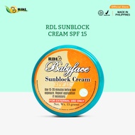 RDL Sunblock Cream SPF 15 Sunscreen Wajah UVA UVB Sun Protection Semua Jenis Kulit