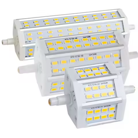 Dimmable R7S 78mm 118mm 135mm led Bulb R7S light J118 R7S lamp without fan replace halogen lamp AC22
