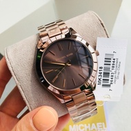 READY STOCK Women's Slim Runway Brown Watch  MK3418 แท้ MK3181 MK3178 39mm MK3181 One