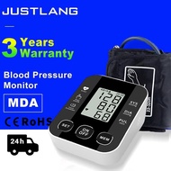 【5 Years Warranty】AIQUE Blood Pressure Sphygmomanometer Digital Heartbeat Detector with Cuff LCD Dis