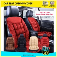 SIMPLYAUTO Car Front Seat Cushion Cover Protector Universal Size Fit Plush Car Front Seat Cover For 