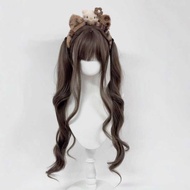 Xu Changyuan 85cm lolita jk Female lolita Wig lolita lolita Wig Long Curly Hair Full Headgear