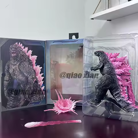 NECA 2024 Godzilla Vs King Kong 2 Jet Energy Edition SHM Monster Godzilla Collectible Toys Movable B