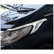 Toyota Alphard / Vellfire 2015 - 2020 Head Lamp Chrome Eyelid AH30 GGH30 Car Accessories