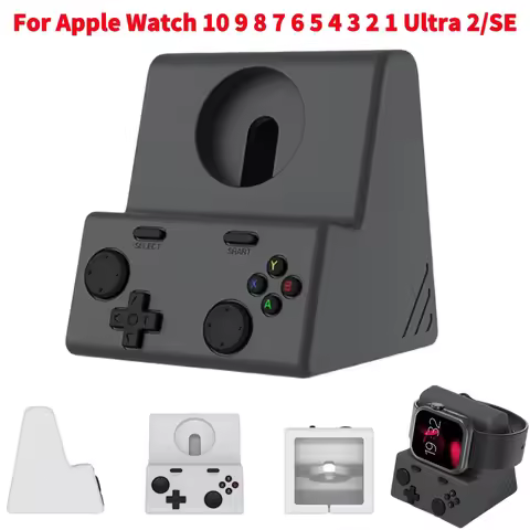 Charger Stand Silicone Dock Holder Charger Cable Smartwatch Holder Desk Watch Holder for Apple Watch